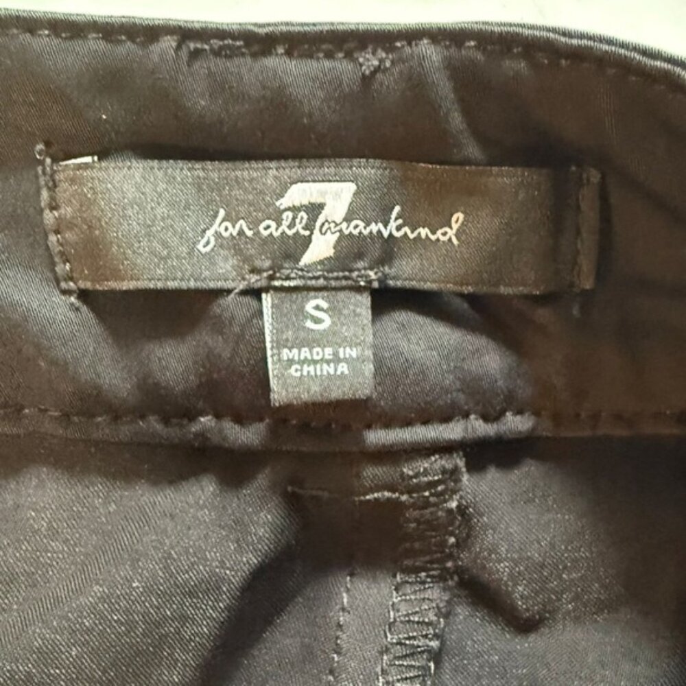 7 For All Mankind Women’s Wide-Leg Black Dress Pants Size S - Picture 6 of 8
